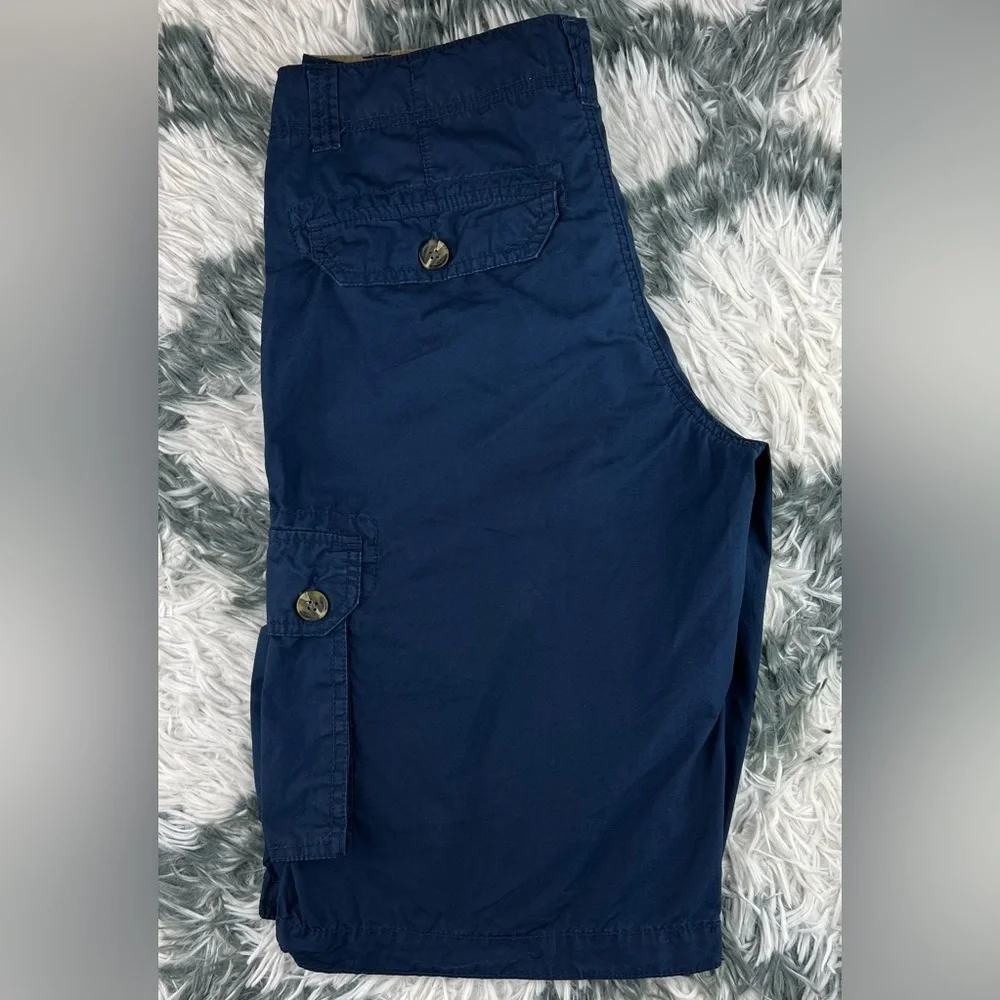 Tommy Hilfiger Kids Boy's Navy Blue Cargo Shorts Size 20 Light Weight